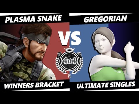 4o4 Smash Night 87 - Plasma Snake (Snake) vs Gregorian (Wii Fit Trainer) - Winners Round 2