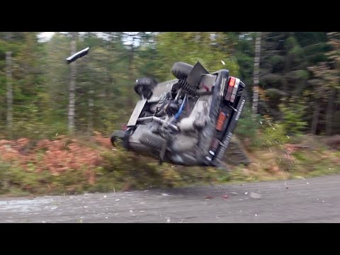 Rally Vetlanda 2025 - Rullning, Taklägg, Avåkningar & Action!