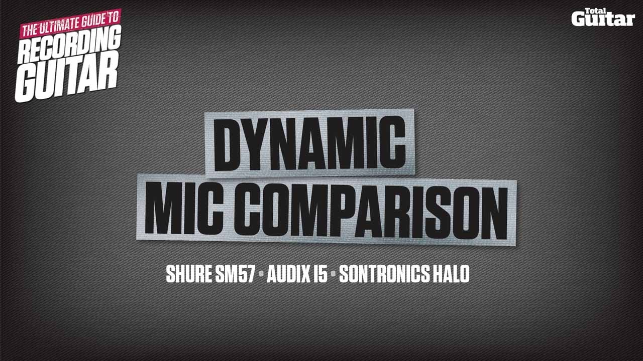 How to record guitar: Dynamic mic comparison (TG228) - YouTube