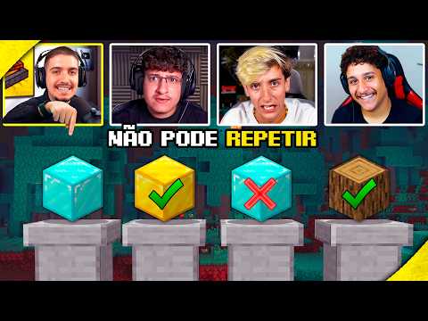 QUEM FALAR O MESMO ITEM QUE EU, PERDE!