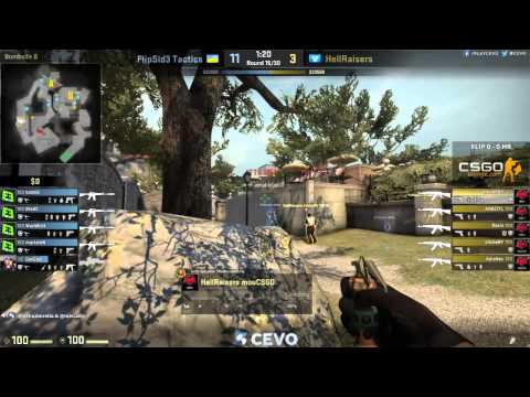 FlipSid3 Tactics vs. HellRaisers - Game 1 (CEVO-P Placement Tournament CS:GO Season 8)