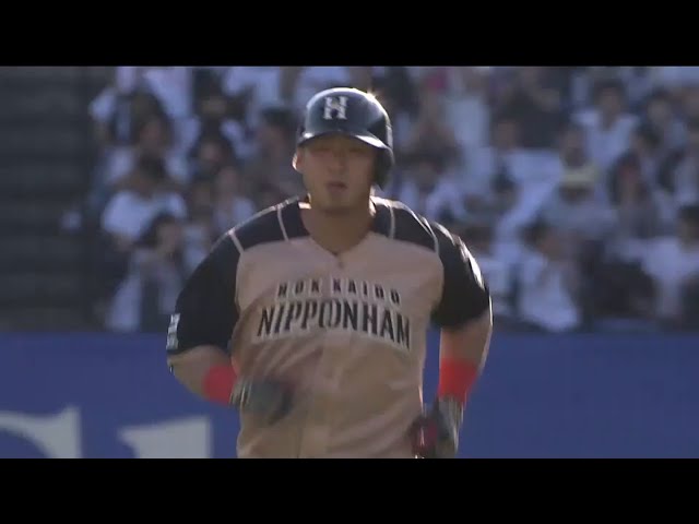 【9回表】超特大!! ファイターズ・中田が両リーグ最速の10号アーチ!! 2015/5/2 M-F