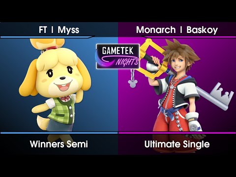 Gametek Night 2023.17 Winners Semi - Myss (Isabelle) Vs. Baskoy (Sora) SSBU Ultimate Tournament