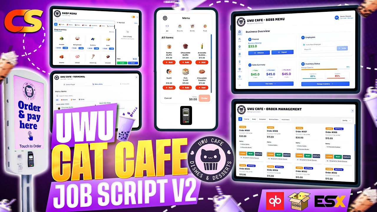 CRUX | All In One UWU Cafe Script V2