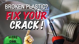 Fix Broken Cracked Plastic - TOYS, CAR PARTS, POOL PUMPS, TOOLS | How to Plastic Weld