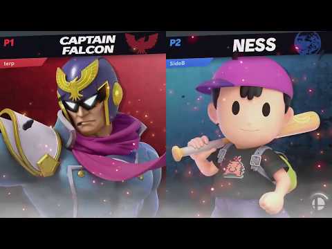 Terp (C Falcon) vs PSideB (Ness) - Winners Round 1 - Harvest Smash 15