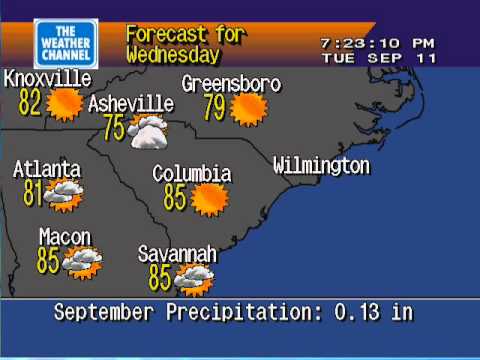 Weatherstar 4000 emulator - Myrtle Beach, South Carolina - September 11, 2012