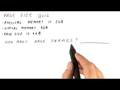 Page Table Quiz - Georgia Tech - HPCA: Part 4