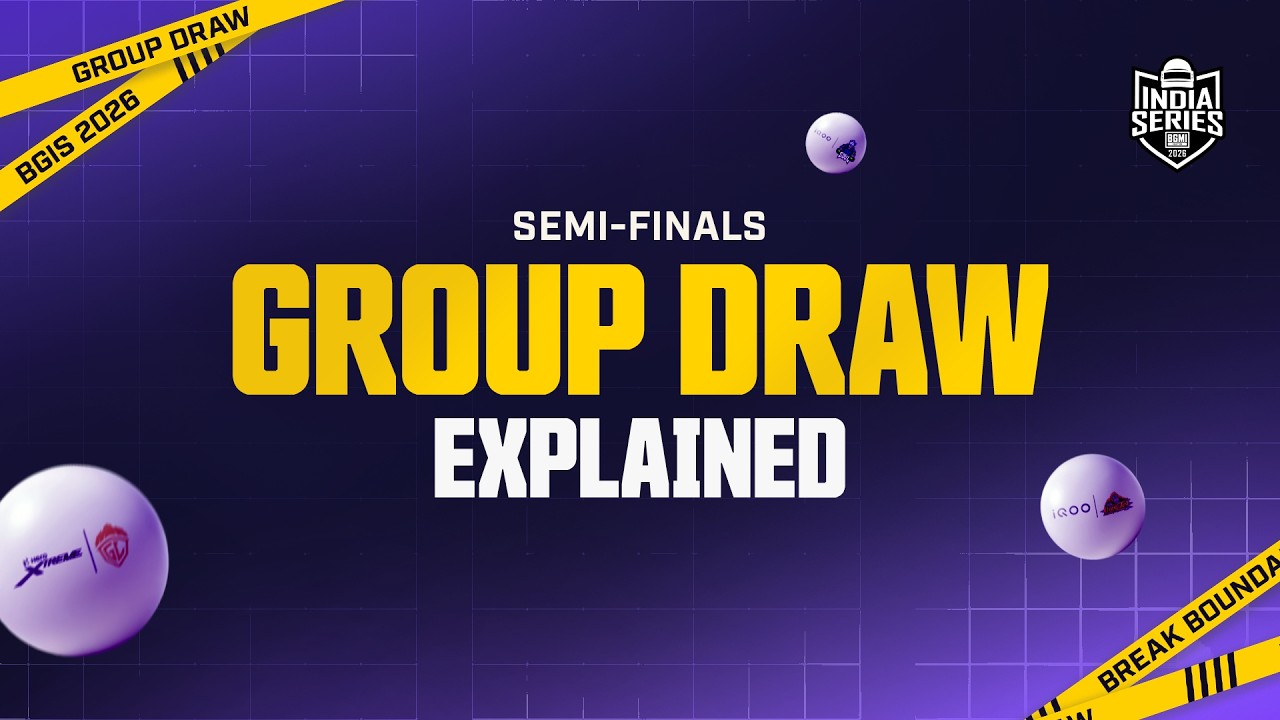 BGIS 2026: Quarter Finals Group Draw Revealed as KRAFTON Confirms Chennai for Grand Finals