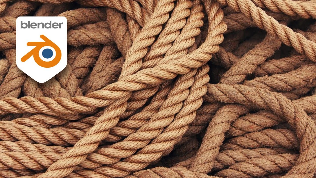 Como criar CORDA realista no Blender 3D (passo-a-passo)