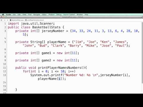 Java Parallel Arrays For Beginners