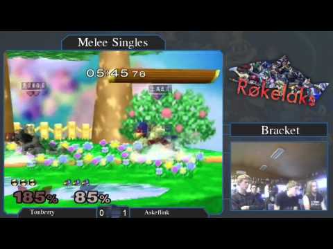 [Røkelaks] Melee Singles LBs - Askeflink (Falco) vs Tonberry (CF/Fox)
