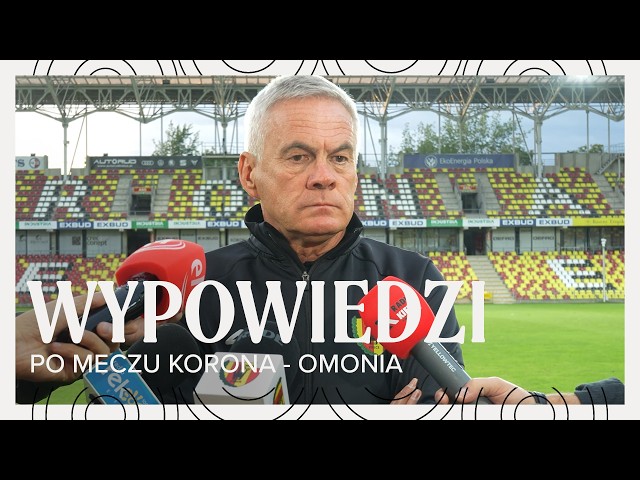 Wypowiedzi po meczu kontrolnym Korona Kielce - Omonia Nikozja 0:0 (09.07.2026)