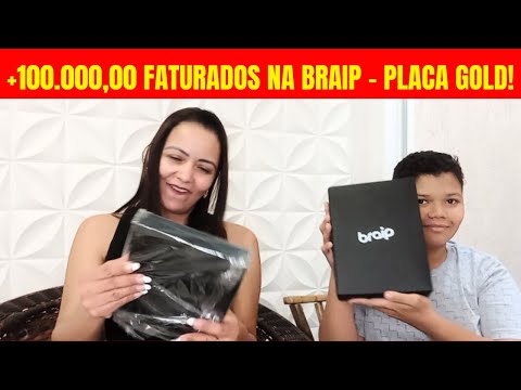 ?PLACA GOLD DA BRAIP GANHEI FAZENDO VÍDEO REVIEW! VÍDEO REVIEW NA GRINGA!