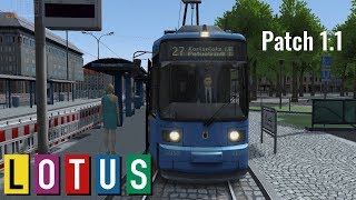 LIVE | LOTUS Simulator | Tram München AddOn Major Update V1.1 + Omsi 2 + ETS 2| Deutsch