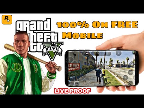 Play GTA 5 On Any Android Mobile || How To Play GTA 5 On Mobile With Proof
