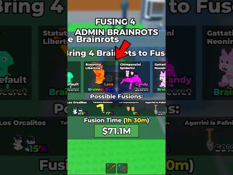 FUSING 4 ADMIN BRAINROTS in the FUSE MACHINE! 😱