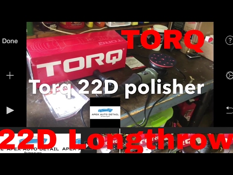 Torq 22D Polisher: If you want to add a longthrow polisher to your arsonal...watch this video!!!