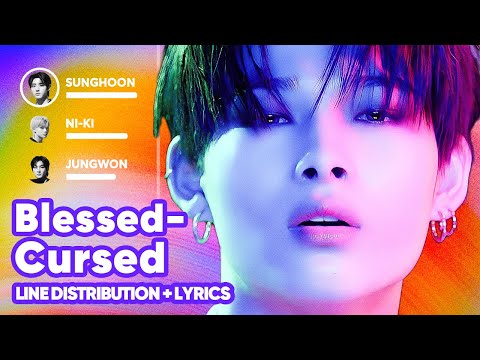ENHYPEN - Blessed-Cursed (Line Distribution + Lyrics Karaoke) PATREON REQUESTED