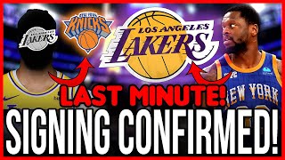 SHOCKING DEAL REVEALED! LAKERS AND KNICKS CLOSED SENSATIONAL AGREEMENT! TODAY'S LAKERS NEWS