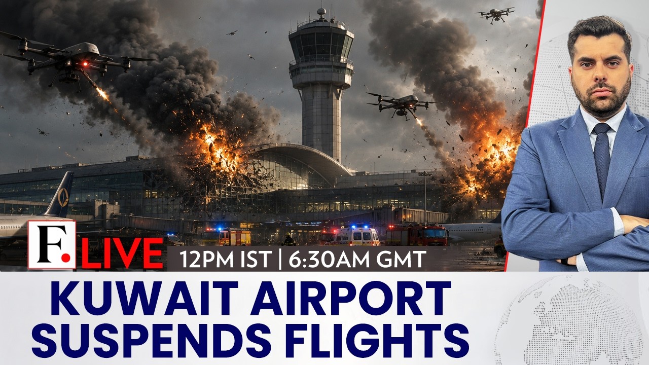 LIVE | Kuwait Airport Drone Attack: Flights Halted, Several Injured | Firstpost | N18G