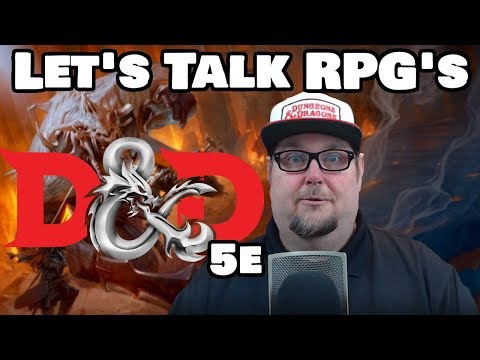 Let's Talk RPG's With The Digital Dungeon Master --- Dungeons & Dragons 5th Edition