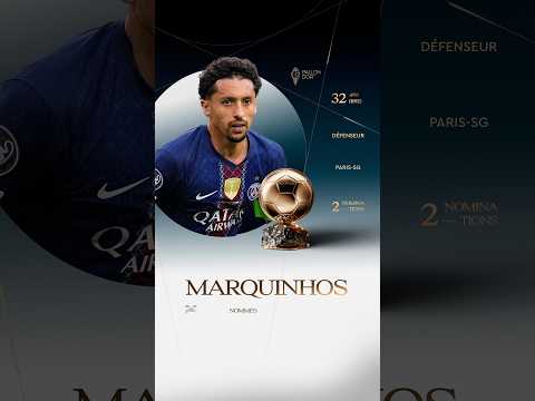 Nommé pour le Ballon d'Or masculin 2026 : Marquinhos #ballondor #psg