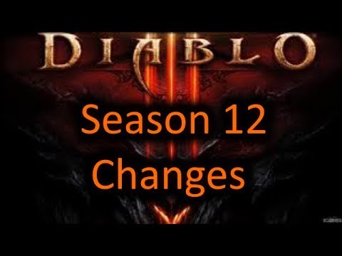 Diablo 3 SEASON 12 Changes