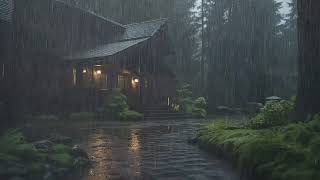 10 Hours White Noise - Thunder Rooftop Rainstorm Sounds for Relaxation, Concentration or Sleep