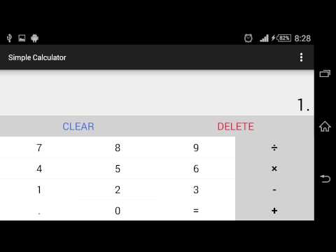 Simple Calculator Video