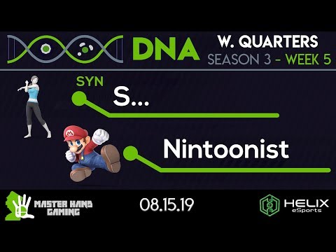 DNA S3:W5 - Nintoonist (Mario) vs. SYN | S... (Wii Fit Trainer) - W Quarterfinals