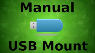 How To Force a USB mount (when not auto-mounting) in Linux Mint