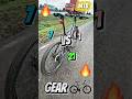 7th Gear Vs 1st Gear Vs 21st Gear On Vaux Battle 518 #cycle #mtbcycle #gear #cycling #shorts