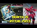 🔥MONTH 15 ROYAL PASS // 1 TO 50 RP // M15 ROYAL PASS PUBG MOBILE/BGMI ( M15 ROYAL PASS UPDATE )