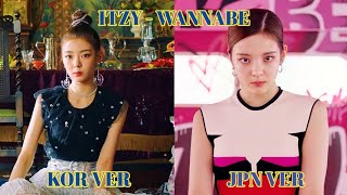 Download lagu ITZY 'WANNABE' - Korean x Japanese | Comparison MV   Split Audio mp3