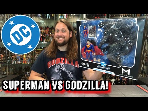 Superman vs Godzilla DC Monsterverse McFarlane Unboxing & Review!