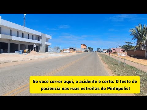 Pintópolis, MG: The beautiful, clean town hiding a major danger in its narrow streets! V3/4