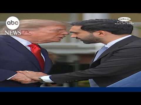 President Trump says Mayor Mamdani has 'great potential'
