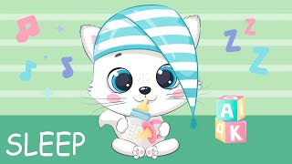 Bedtime Lullabies for Babies,  With and Without Dark Screen 💤 Baby Sleep Music and Cat Animation