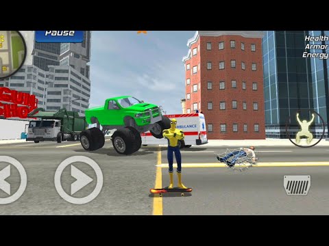 Super Spider Rope - Flying Spider Rope Hero Gangster Crime City Android GamePlay HD