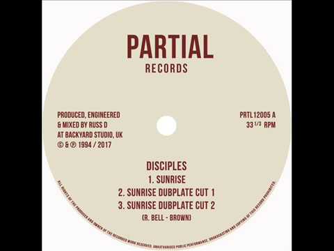 Disciples - Sunrise / Downbeat Rock - Partial Records 12" PRTL12005