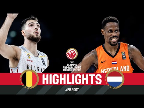 BEL 🇧🇪 vs NED 🇳🇱 | Basketball Game Highlights | FIBA Olympic Pre-Qualifying Tournament 2023 Türkiye