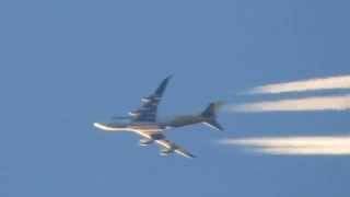 preview picture of video 'Polar Air Cargo spraying Chemtrails'