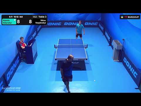 13:40 Mykola Halynskyi - Viktor Vasylevskyi 29.07.2023 TT Euro.Cup Ukraine Star. TABLE 3