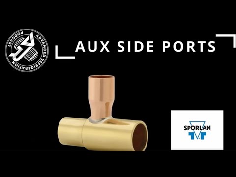 HOT GAS DEFROST AUX SIDE PORTS SHORT