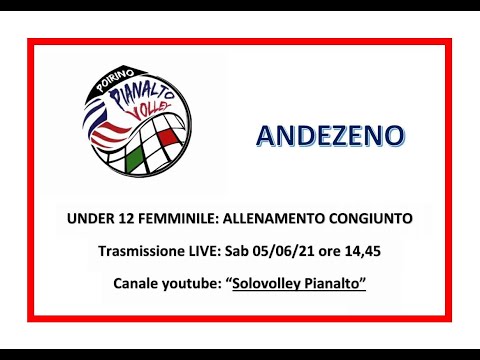 VOLLEY UNDER 12 - PIANALTO POIRINO - ANDEZENO _ allenamento congiunto