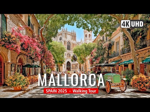 MALLORCA-Rundgang 🇪🇸: Entdecken Sie Mallorcas Straßen, Kultur und Küste! [4k60]