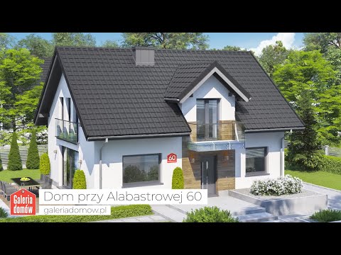 Projekt domu przy Alabastrowej 60 - GaleriaDomow.pl