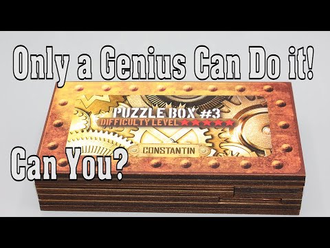Hardest Constantin Puzzle Box! Full Solution!