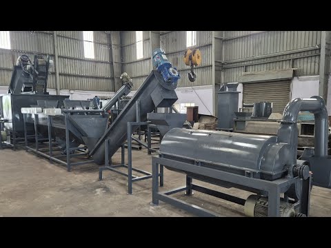 Automatic Battery Scrap Crushing, Washing and Drying Plant by Hikon India